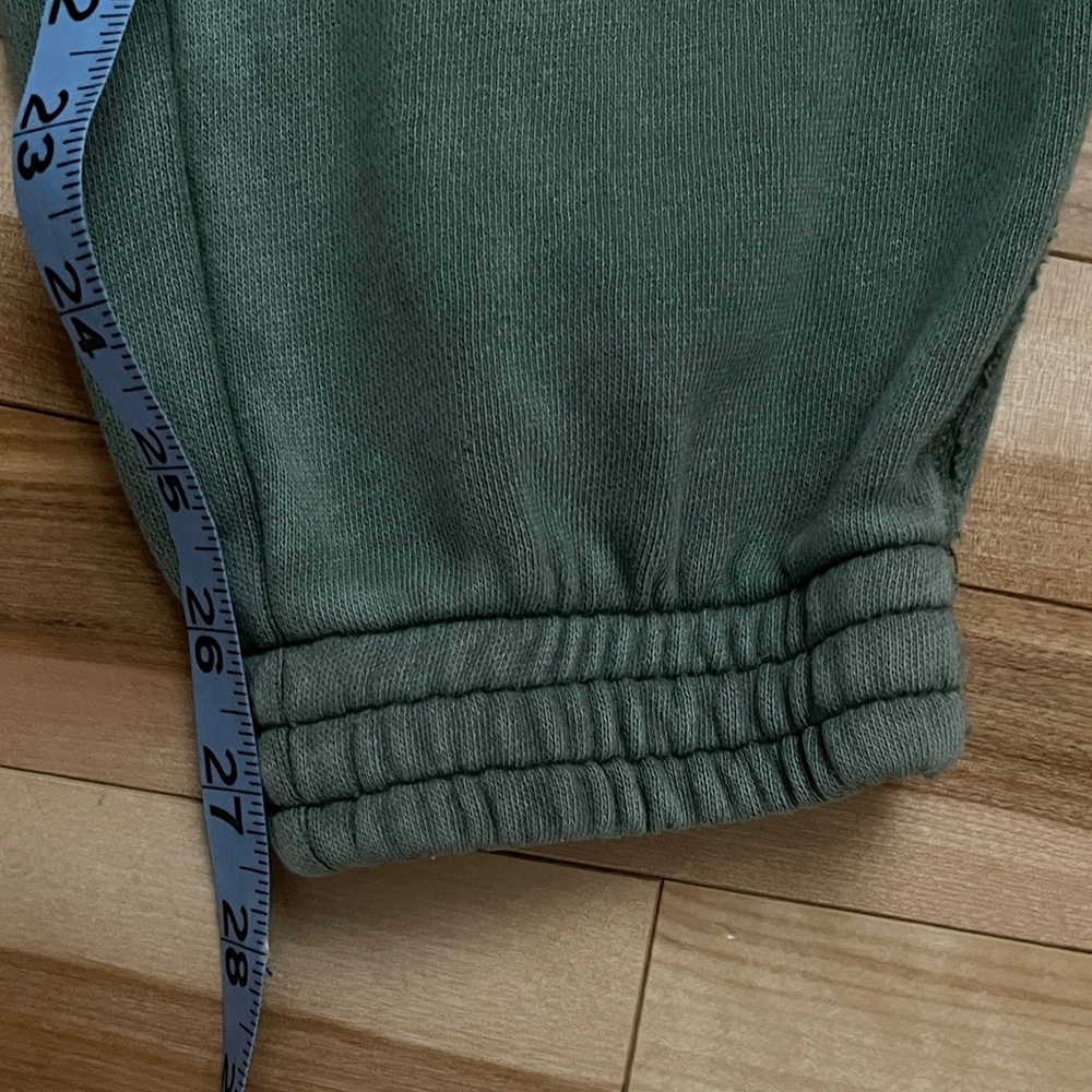 Size M Aerie Olive Joggers with Heart on Leg - Picture 6 of 8